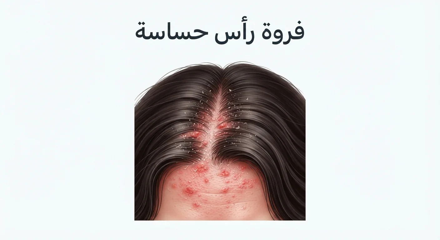 فروة رأس حساسة