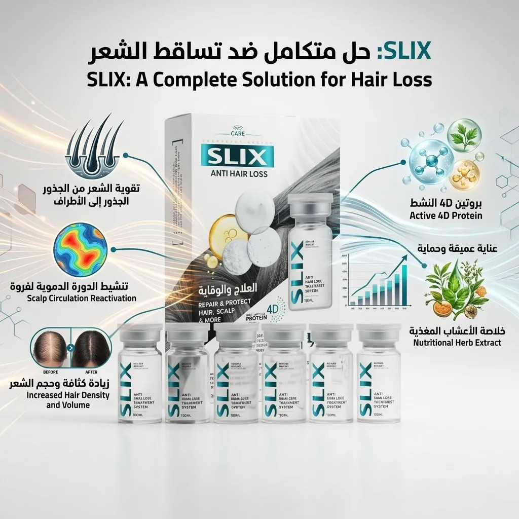 نظام علاج تساقط الشعر سليكس - أمبولات / لوشن